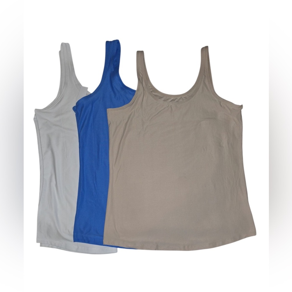 No Boundaries Scoop Neck 3 Pack Tank Top